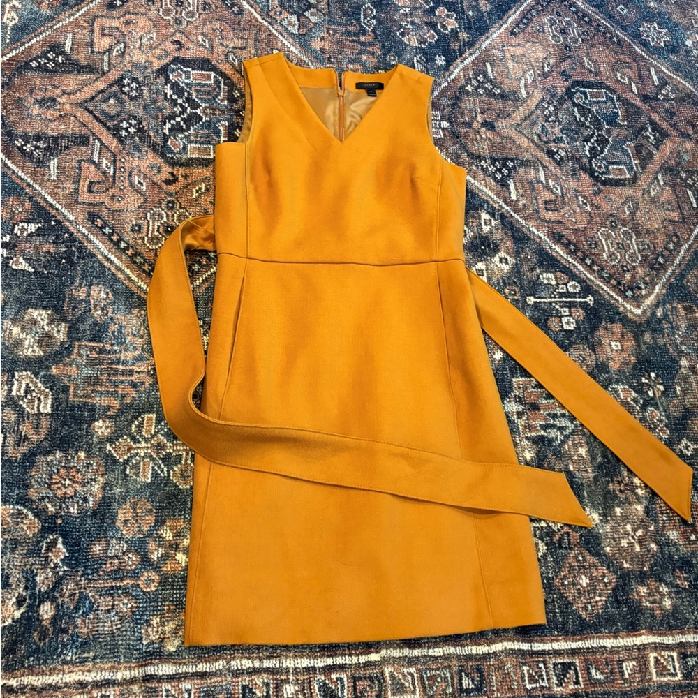 J. Crew Mustard Mini Dress